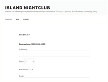 Tablet Screenshot of islandnightclub.com